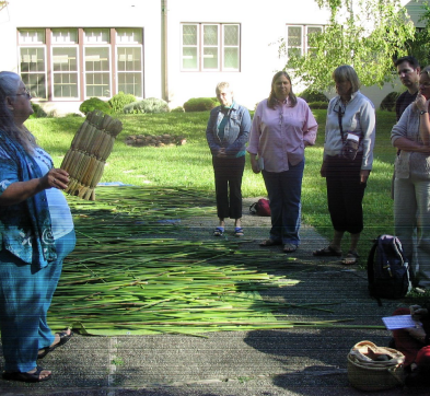 Teachers outside