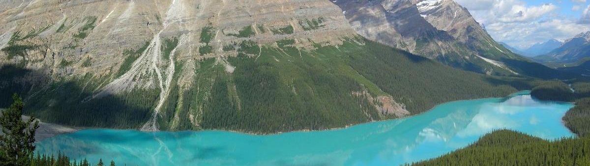 Glacial lake in Canada