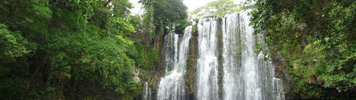 Jungle waterfall.