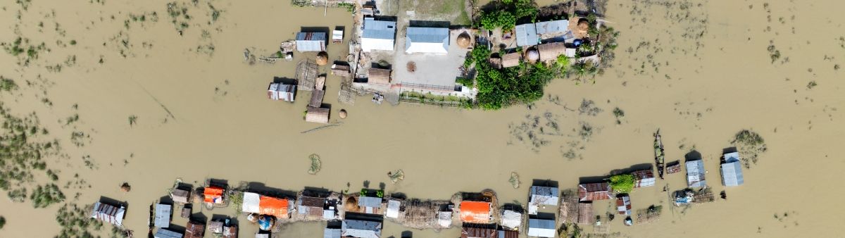 Flooded area