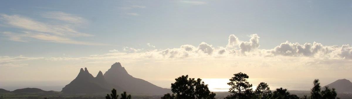 Image of mountains in Mauritius