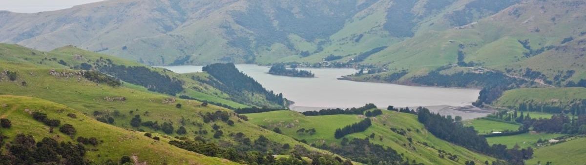 Image of a lake in New Zealand