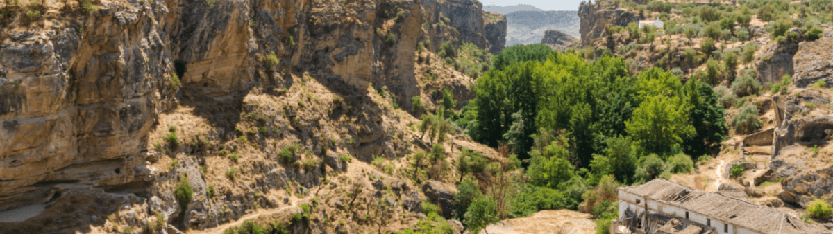 Image of arid mountainous terrain