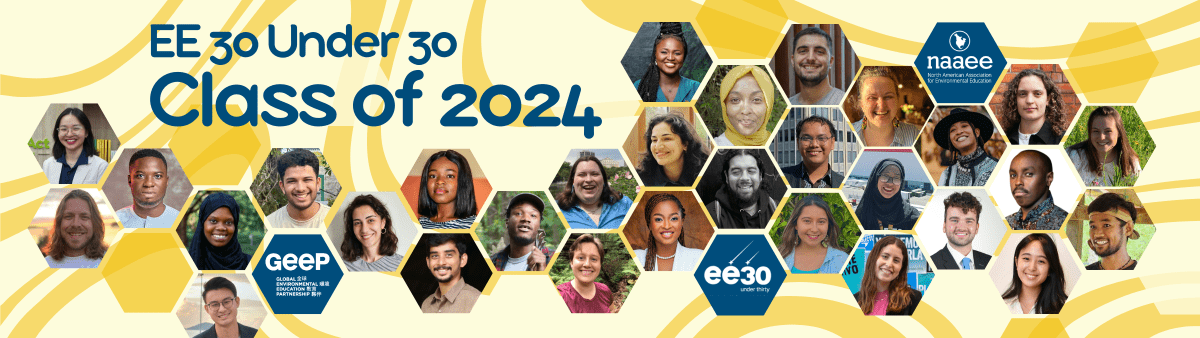 Graphic showing faces of the EE 30 Under 30 Class of 2024