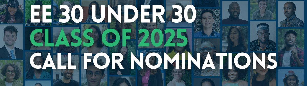 EE 30 Under 30 Class of 2025 Call for Nominations