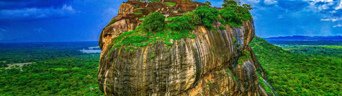 Sigiriya Lion's Rock of Fortress in Sri Lanka