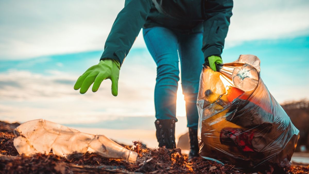 Picking up marine debris