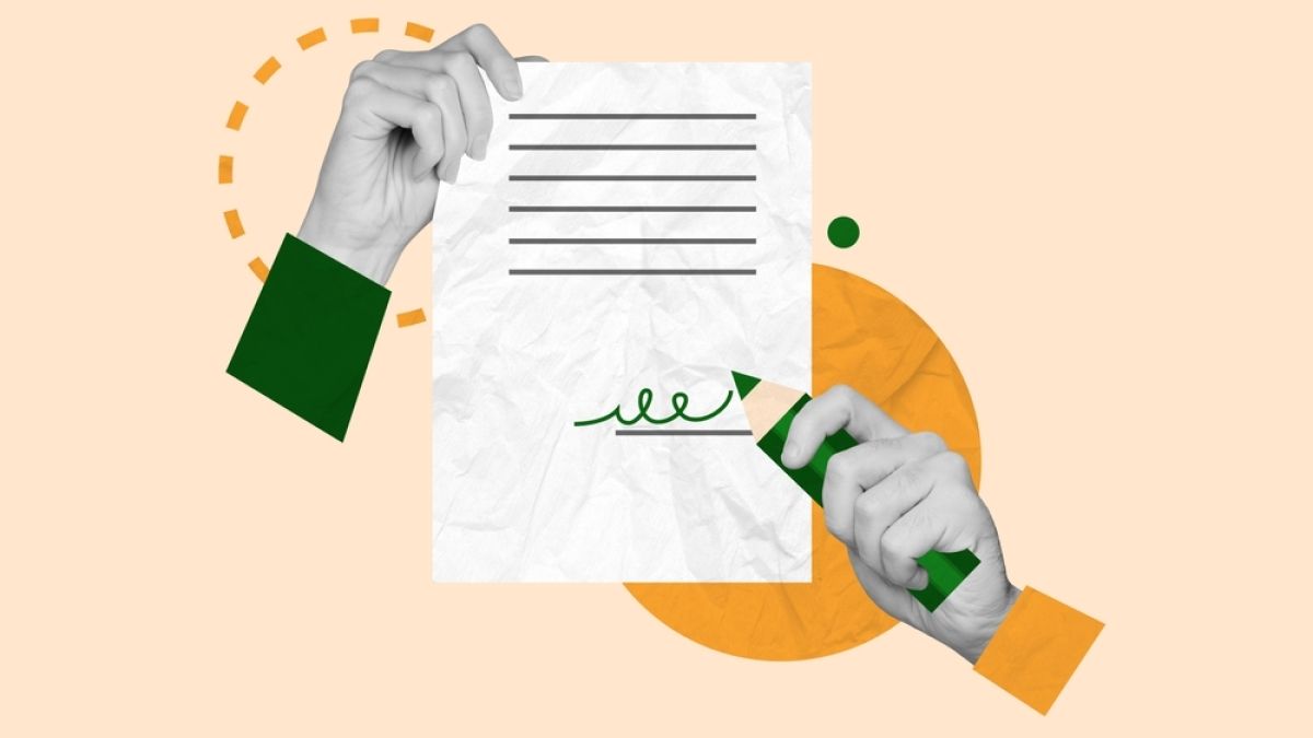 Image of a pen and paper