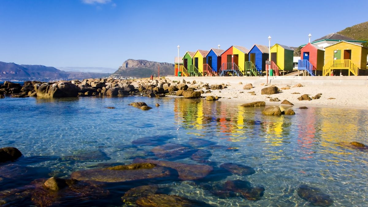 Bathing houses Capetown, South Africa