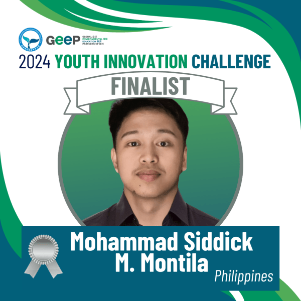 Mohammad Siddick M. Montila YIC Finalist