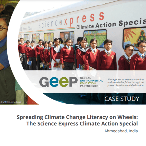 Spreading Climate Change Literacy on Wheels Science Express Climate Action Special cover