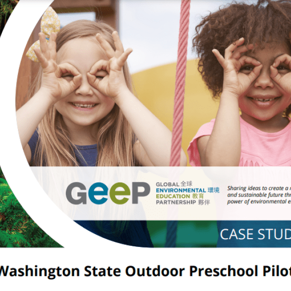 Cover of GEEP Case study Washington State Outdoor Preschool Pilot 