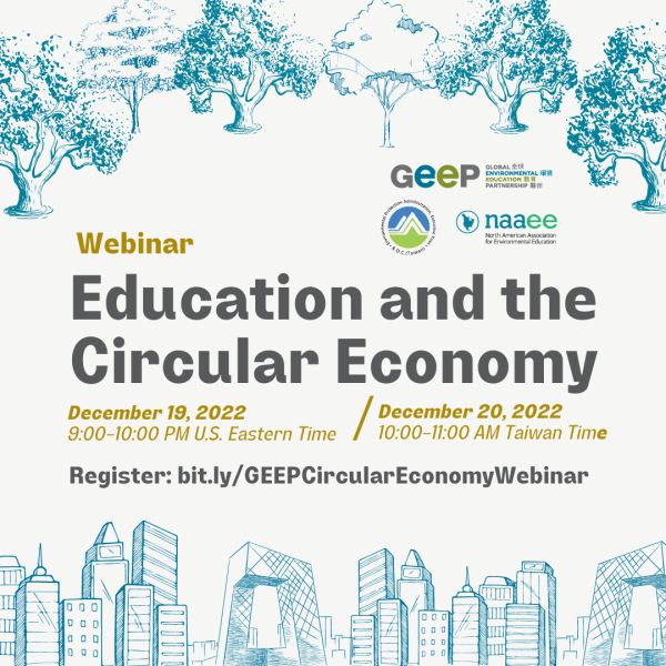 Education and the Circular Economy Webinar Promo Banner