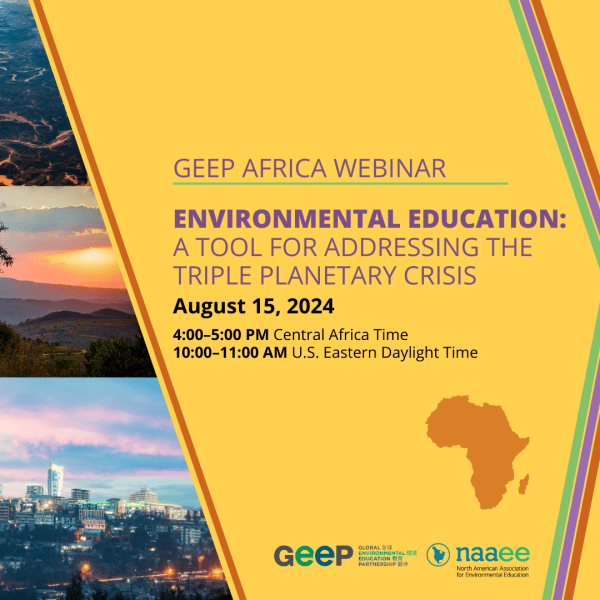 Environmental Education: A Tool for Addressing the Triple Planetary Crisis promo banner