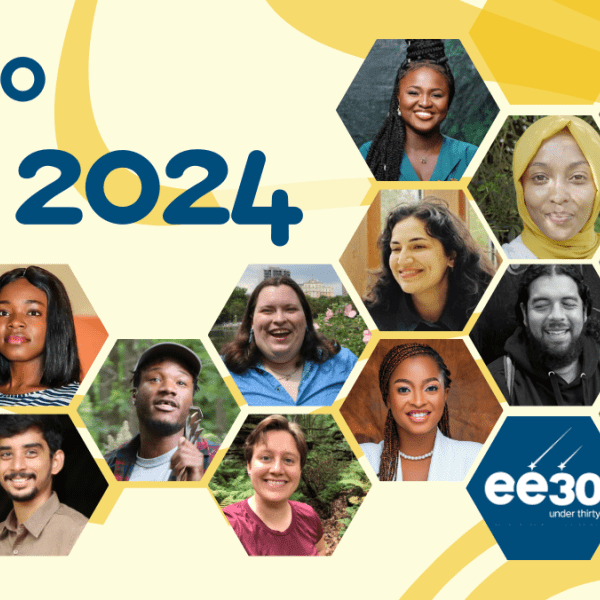 Graphic showing faces of the EE 30 Under 30 Class of 2024